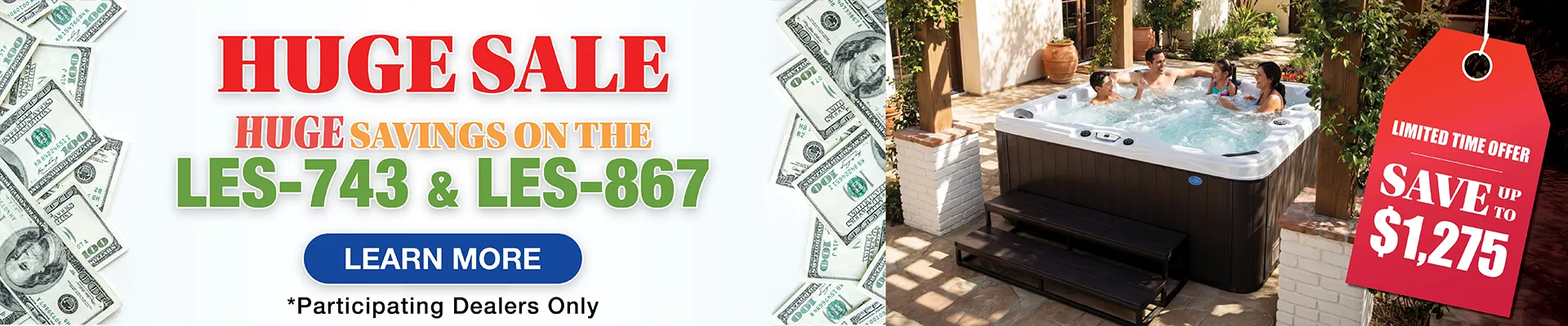 Calspas hot tub being used in a family setting - Allentown